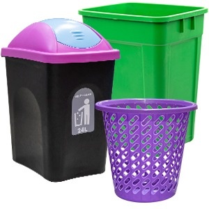 Trash bins and urns
