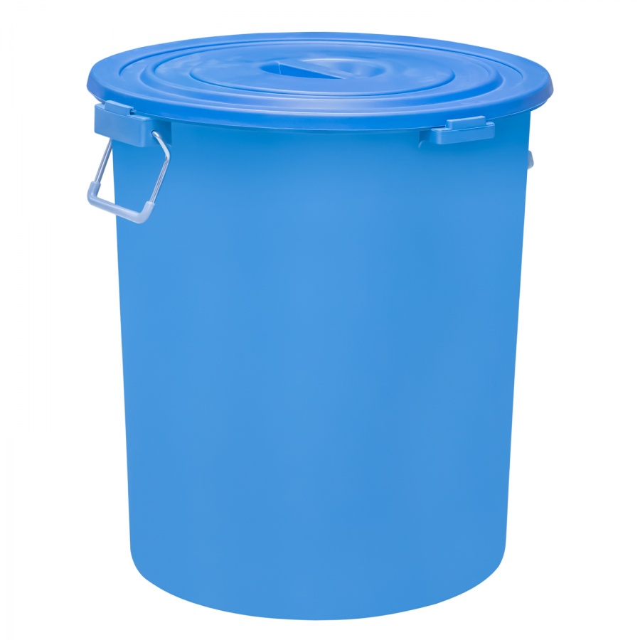Garbage can with lid, color (90 l.)