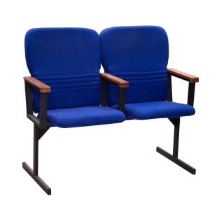 Furniture for theaters and waiting rooms Daphne bench (2-seater)