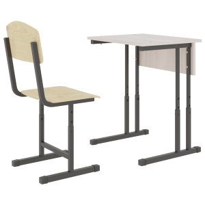 School furniture Desk single + 1 chair