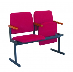 Furniture for theaters and waiting rooms Omega-bench (2-seater)