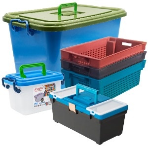 Baskets, boxes, containers