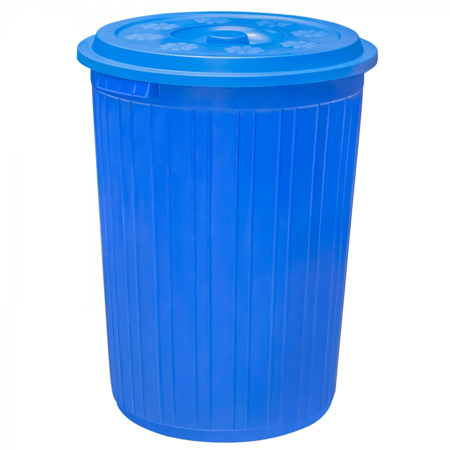 Garbage can with lid, color (75 l.)
