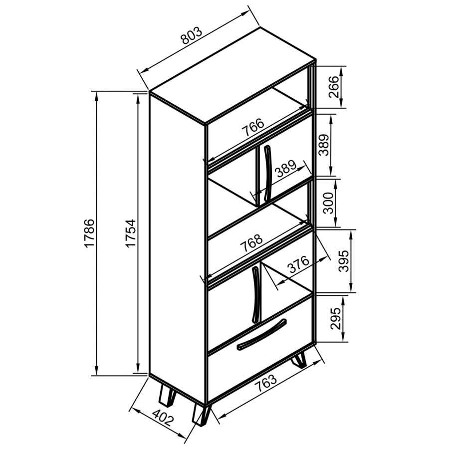 Стеллаж Осло