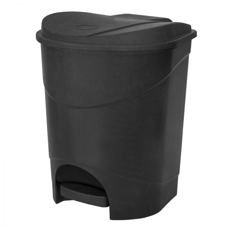 Bucket with a pedal black(10 l.)