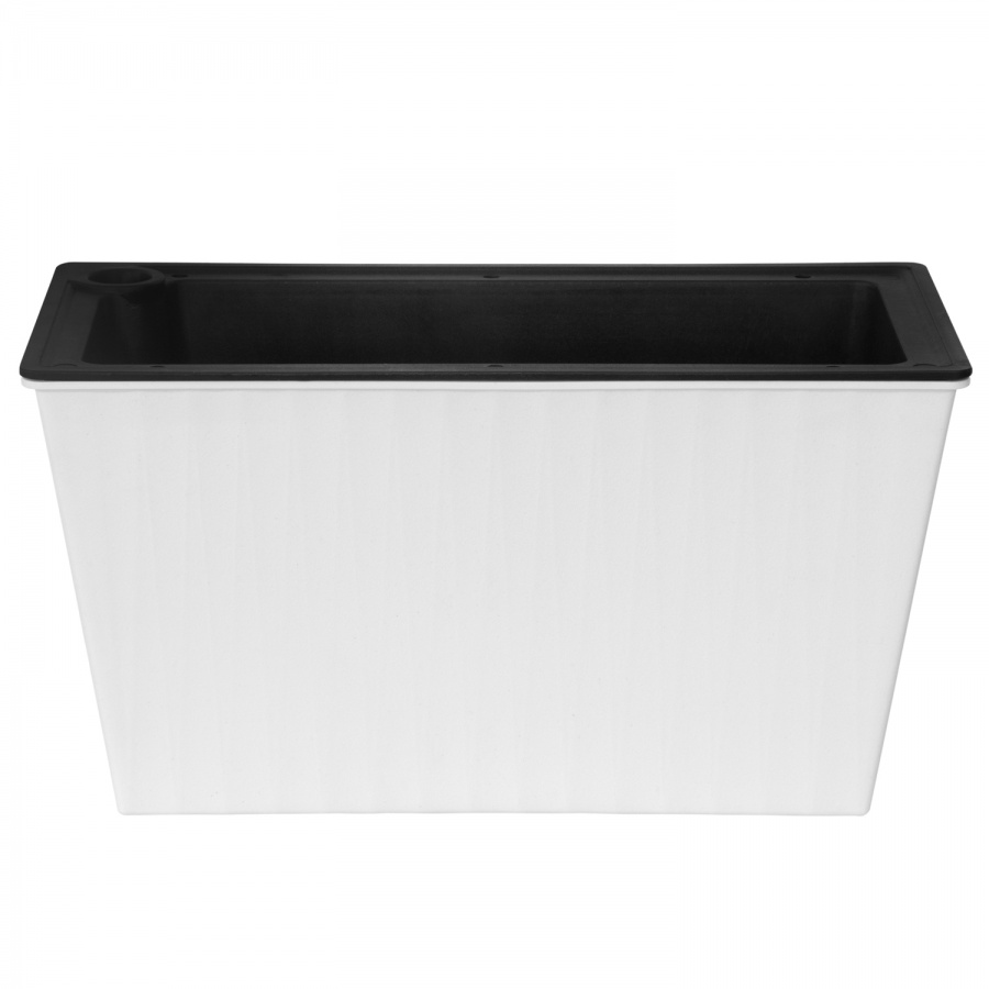 Гүл өсіретін құмыра Блум ақ (кіші)