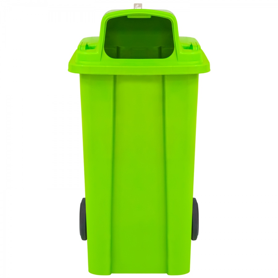 Waste bin combined (cover with window) (120 l)