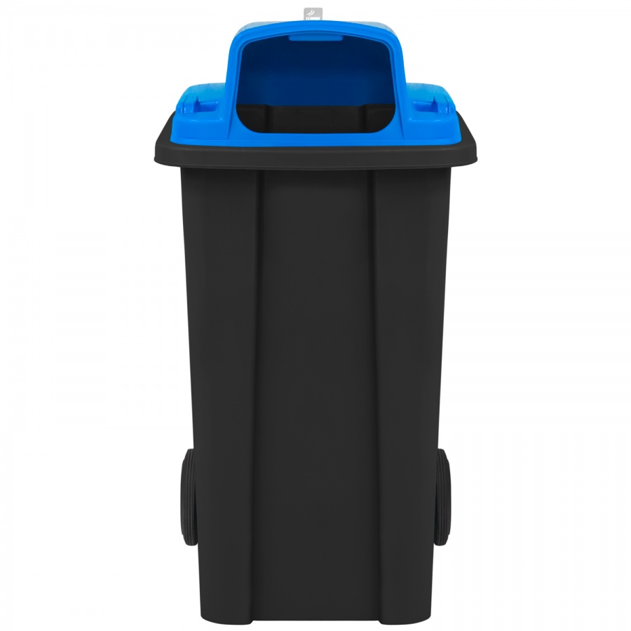 Waste bin combined (cover with window) (120 l)