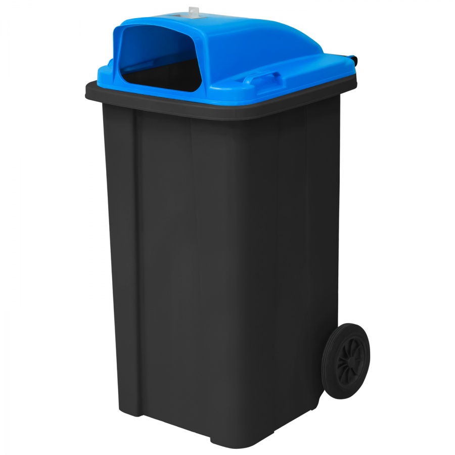 Waste bin combined (cover with window) (120 l)