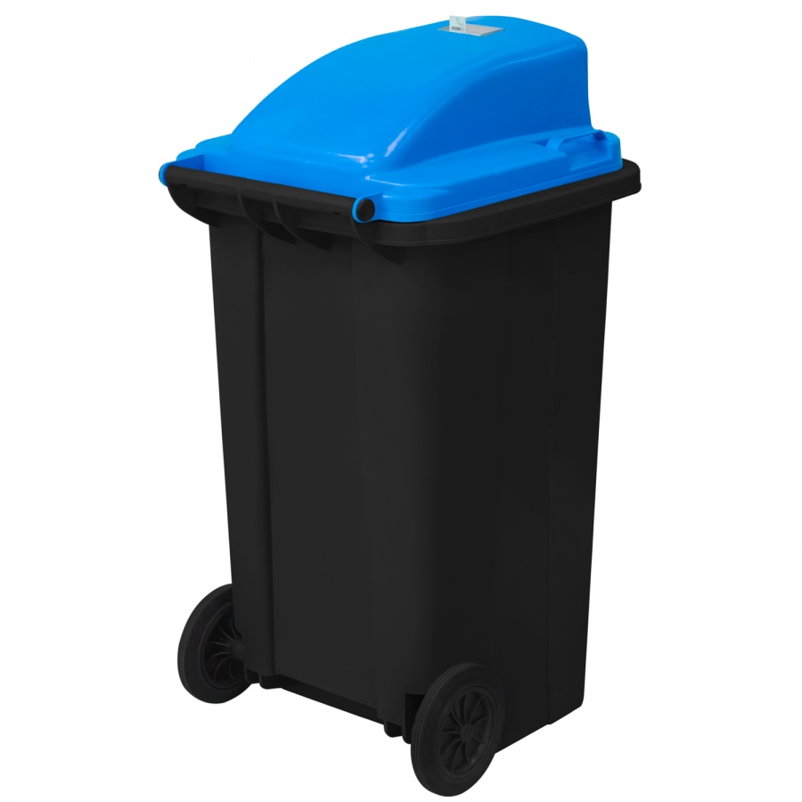 Waste bin combined (cover with window) (120 l)