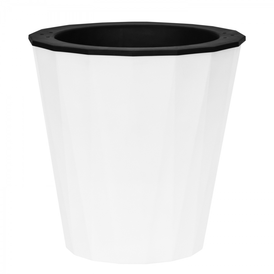 Flowerpot Blum white (round)