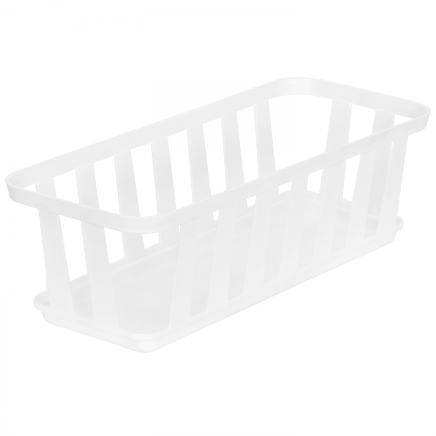 Горшок прямоугольный М с поддоном Страйп, чёрный