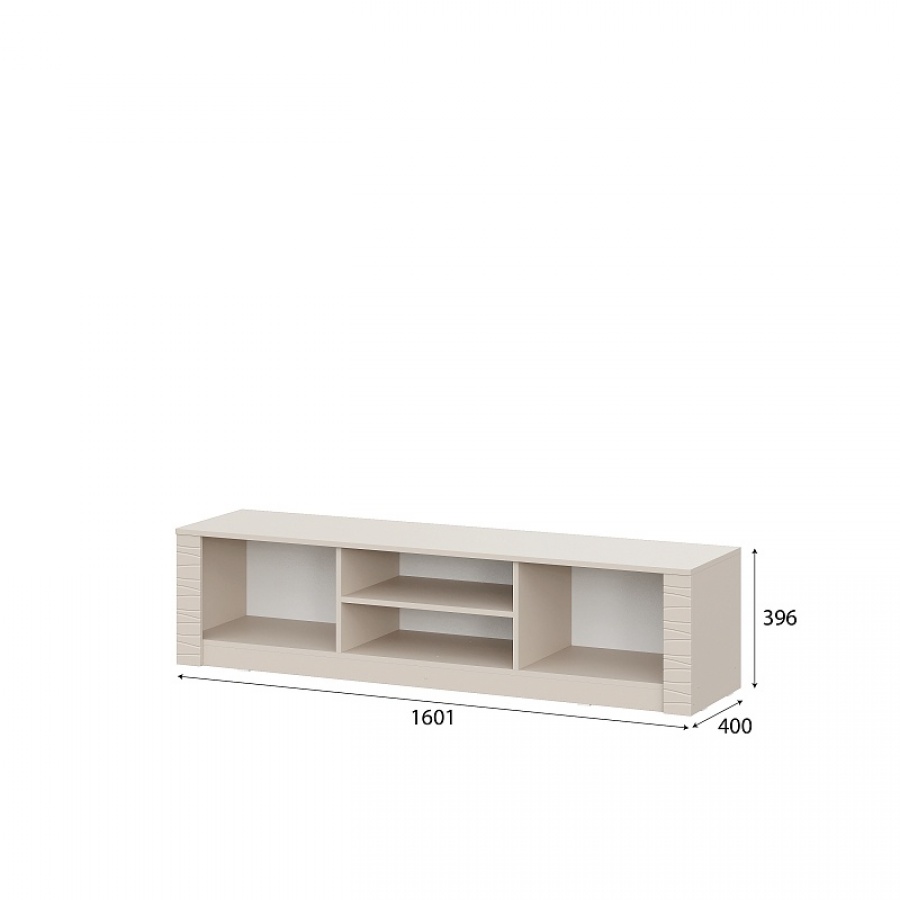 Модульная система Калипсо Тумба для телевидеоаппаратуры (1,6м) Меланж