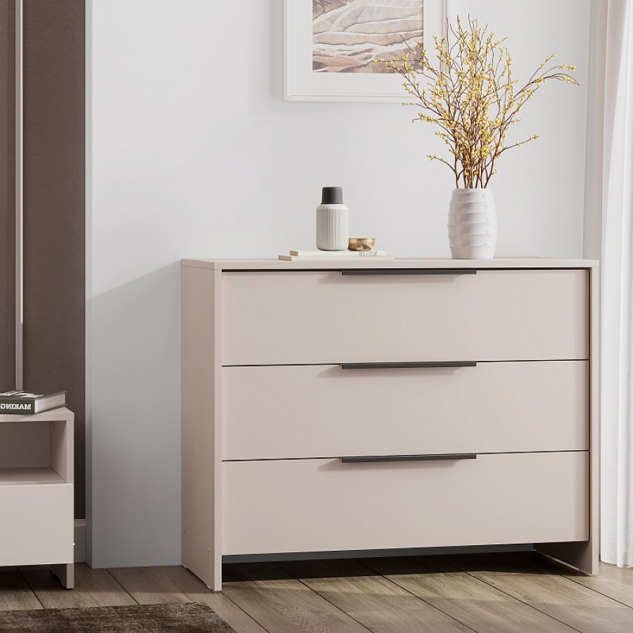 Модульная система Камелия 1 Комод 3 ящика (Серия 2) Меланж