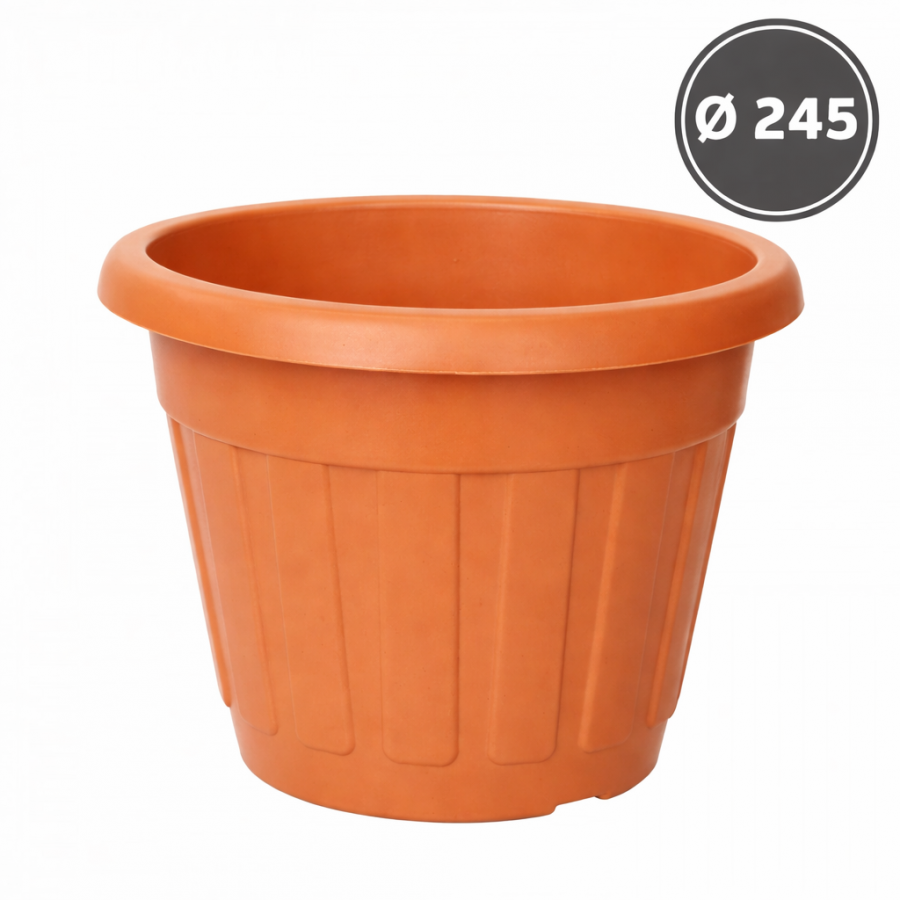 Горшок для цветов С м/п терракот