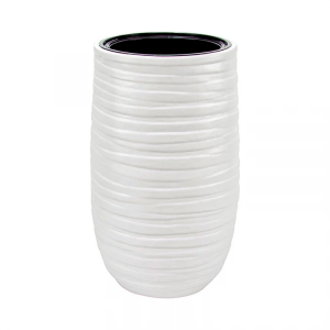 Цветочные горшки Кашпо для цветов Лайн Б м/п бел.