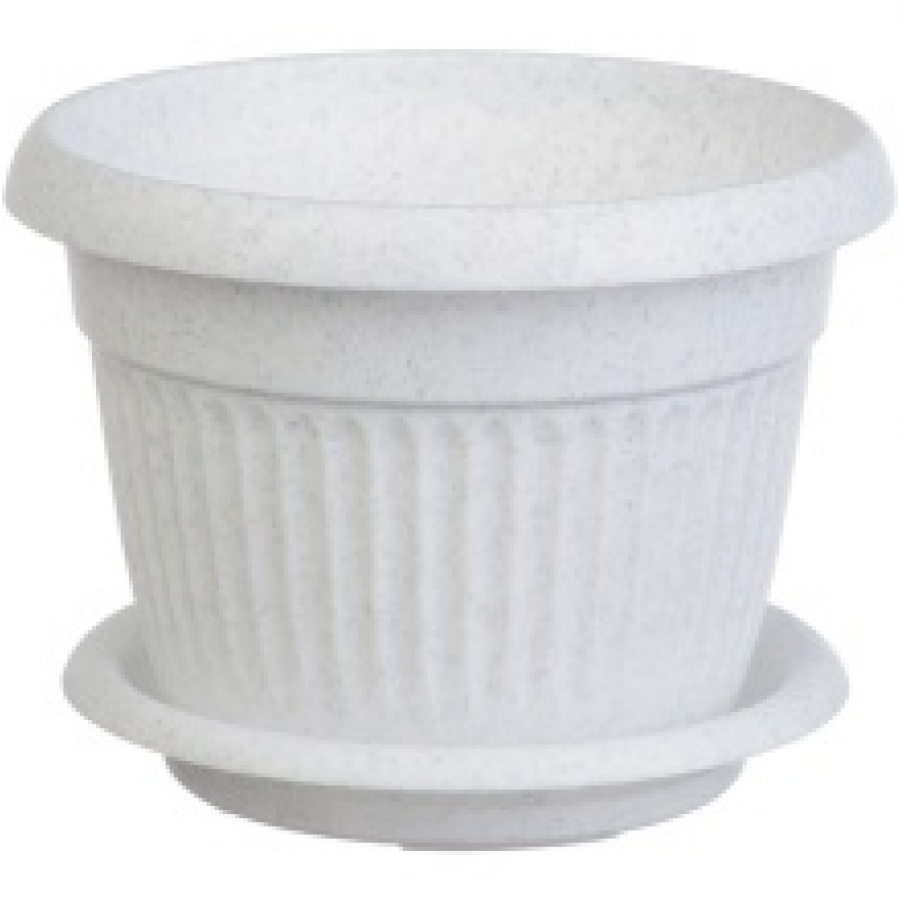 М 3009 Кашпо ЛИВИЯ D120мм 0,6л с поддоном